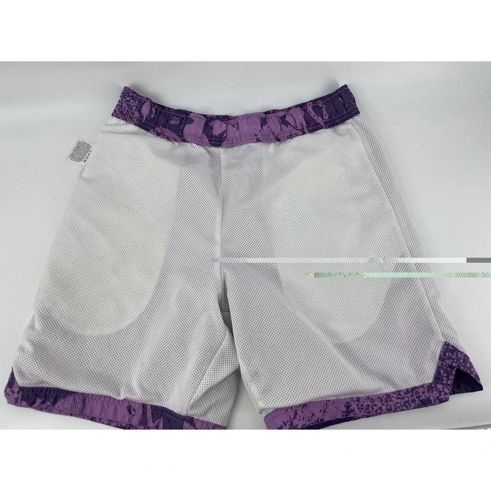 Jordan Flight‎ Poolside Shorts Mens Medium Violet Shock Swim Trunks Mesh Lined